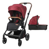 Poussette modulable 2 en 1 Saliara, Cabernet, Coccolle