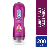 Gel de massage lubrifiant 2en1 à l'aloe vera, 200 ml, Durex Play