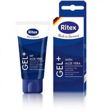 Gel lubricante y masajeador con aloe vera Gel+, 50 ml, Ritex