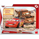 Puzzle Rayo McQueen, 12 piezas, Dino Toys