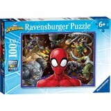 Puzzle Spiderman and the characters, 6 years+, 100 pieces, Ravensburger