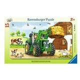 Farm tractor puzzle, 15 pieces, Ravensburger