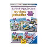 Emergency Vehicle Puzzle, +2 years, 4 pieces, Ravensburger