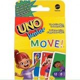 Uno Junior Move cartas de juego, 3+ años, Mattel