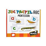 Touch game ABC romana Montessori, Headu