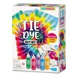 Kit creativ Kidz Maker Tie Dye Art, + 5 ani, 4M