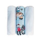 Set of 3 nappies, 75 x 90 cm, Tuxi Brands