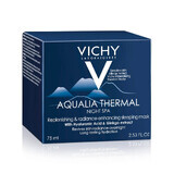 Vichy Aqualia Thermal SPA Gel-Crema Hidratante de Noche con efecto anti-obesidad, 75 ml