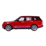 Coche Range Rover de metal, escala 1 a 24, Rojo, Rastar