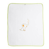 Sweet Dreams Blanket, 70x90 cm, Elephant White-Green, Tuxi Brands