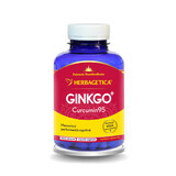 Gingko Curcumin95, 120 cápsulas, Herbagetica