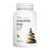 Ginkgo biloba 60 mg, 120 comprimidos, Alevia