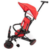 Triciclo 3 en 1 plegable y reversible, Rojo, UoniBaby