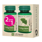 Ginkgo Biloba, 60 tabletten, 1+1, Dacia Plant