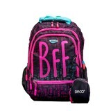 Mochila escolar Bff, 38 cm, Daco