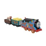 Locomotive motorisée Thomas avec 2 wagons, +3 ans, Thomas & Friends