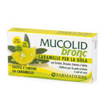 Mucolid toffee al limone, 24 pezzi, Farmaderbe