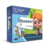 Paquete de lápiz y libro interactivo Dinosaurios, Raspundel Istetel