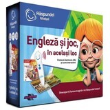 Pack de lápiz y libro interactivo, inglés y juego en un mismo lugar, Raspundel Istetel