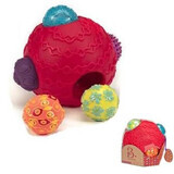 Juego de 6 pelotas de colores, B.Toys