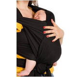 Baby Wear System, Wrap Elastic, Negro, First Hug