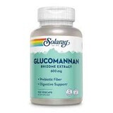 Glucomanano 600 mg Solaray, 100 cápsulas, Secom