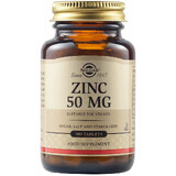 Gluconato de zinc 50 mg, 100 comprimidos, Solgar