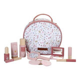 Kit de maquillaje de madera con bolsa, +3 años, Little Dutch