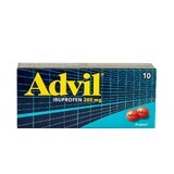 Advil Ibuprofeno, 200 mg, envase de 10, Gsk