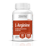 L-Arginina, 60 capsule, Zenyth