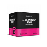 L-Carnitina 3000 con sabor a naranja, 20 viales, Biotech USA