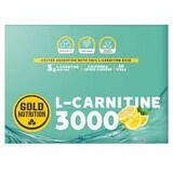 L-Carnitina 3000 mg con sabor a limón, 20 viales, Gold Nutrition