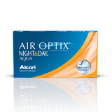 Lentes de contacto Air Optix Night&amp;Day Aqua, -2,00, 6 piezas, Alcon