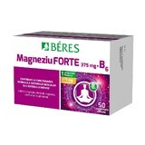 Magnesio forte 375 mg + B6, 50 comprimidos recubiertos con película, Beres Pharmaceuticals Co