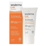 Maschera facciale con effetto rivitalizzante C-Vit Radiance, 30 ml, Sesderma