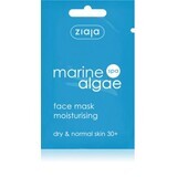 Masca gel de fata hidratanta pentru ten normal uscat cu alge marine, 7 ml, Ziaja