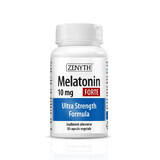 Melatonina Forte 10 mg, 30 cápsulas vegetales, Zenyth