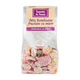 Mix van fruitige snoepjes met honing, 100 g, Sucreries de France