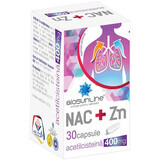 NAC+Zn 400 mg con vitamina C y zinc Bioline, 30 cápsulas, Helcor