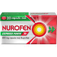 Nurofen Express Forte 400 mg, 20 cápsulas, Reckitt Benckiser Healthcare