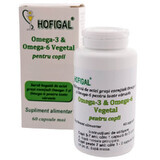 Omega 3 e Omega 6 per bambini, 60 capsule, Hofigal