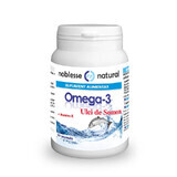 Huile de saumon oméga 3 et vitamine E, 30 capsules, Noblesse