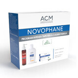 Envase de champú, loción y cápsulas Novophane, Acm
