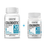 Pachet Colobiotic, probiotic 20 miliarde, 30 + 10 capsule, Zenyth