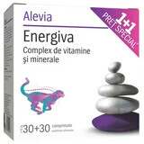 Envase Energiva, 30 comprimidos, Alevia (1+1 precio especial)