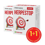 Herpestop pack, 30 cápsulas + 30 cápsulas, Parapharm