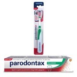 Parodontax Fluoride Toothpaste Pack, 75 ml + Parodontax Toothbrush, Extra Soft, Gsk