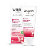 Dentifrice naturel au Ratanhia, 75ml, Weleda