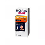 Gotas solución oral Vitamina D3 Bioland Junior, 10 ml, Biofarm