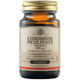 Picolinate de chrome 100 mcg, 90 comprimés, Solgar